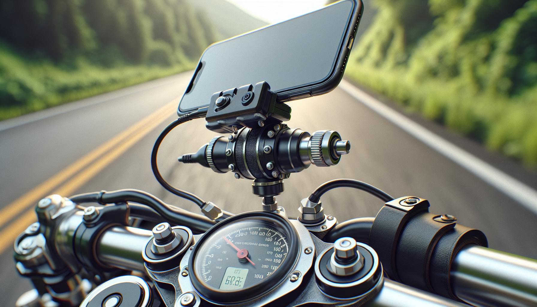 quad lock motorcycle vibration dampener for smartphones